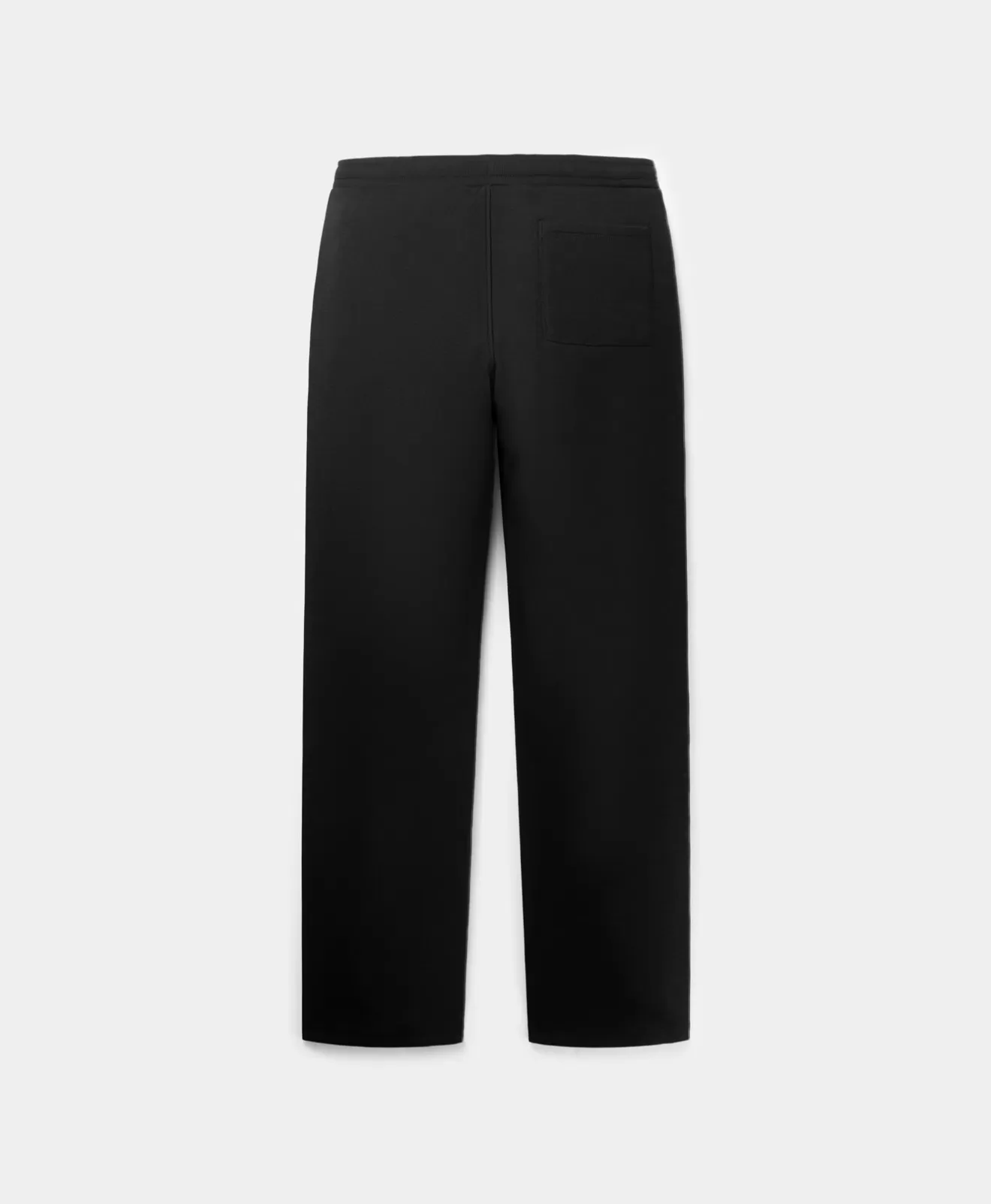 New Black Mono Rib Pants Pants | Sweatpants