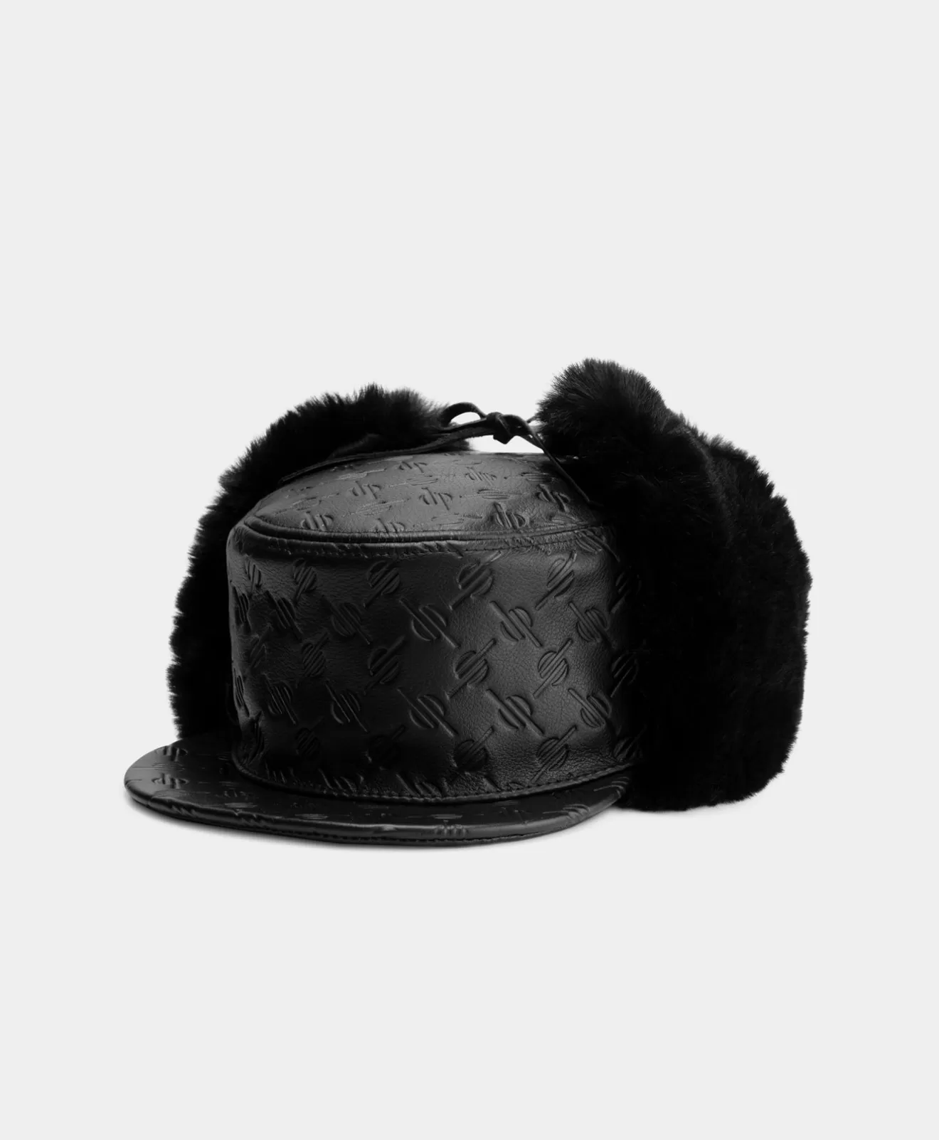 Outlet Black Monogram Chapka Hat Headwear