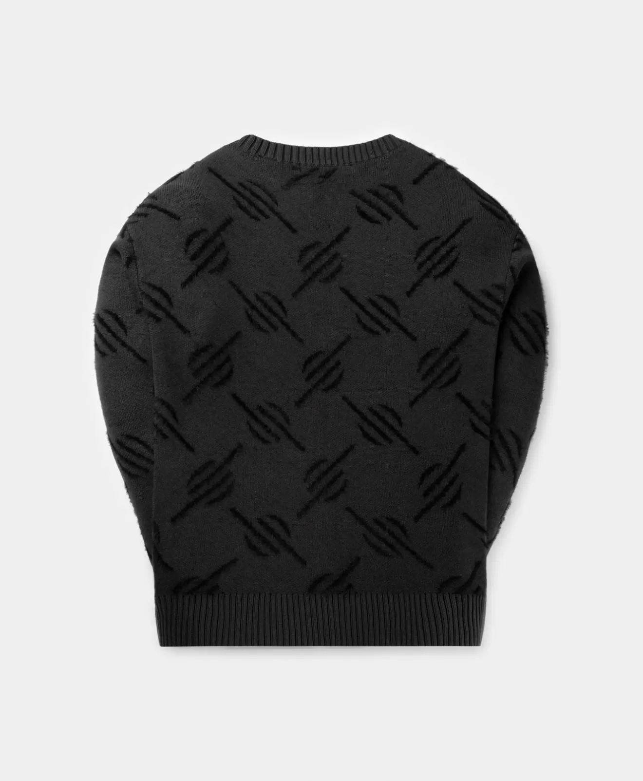 New Black Tevin Monogram Knit Sweater Hoodies & Sweaters | Knitwear