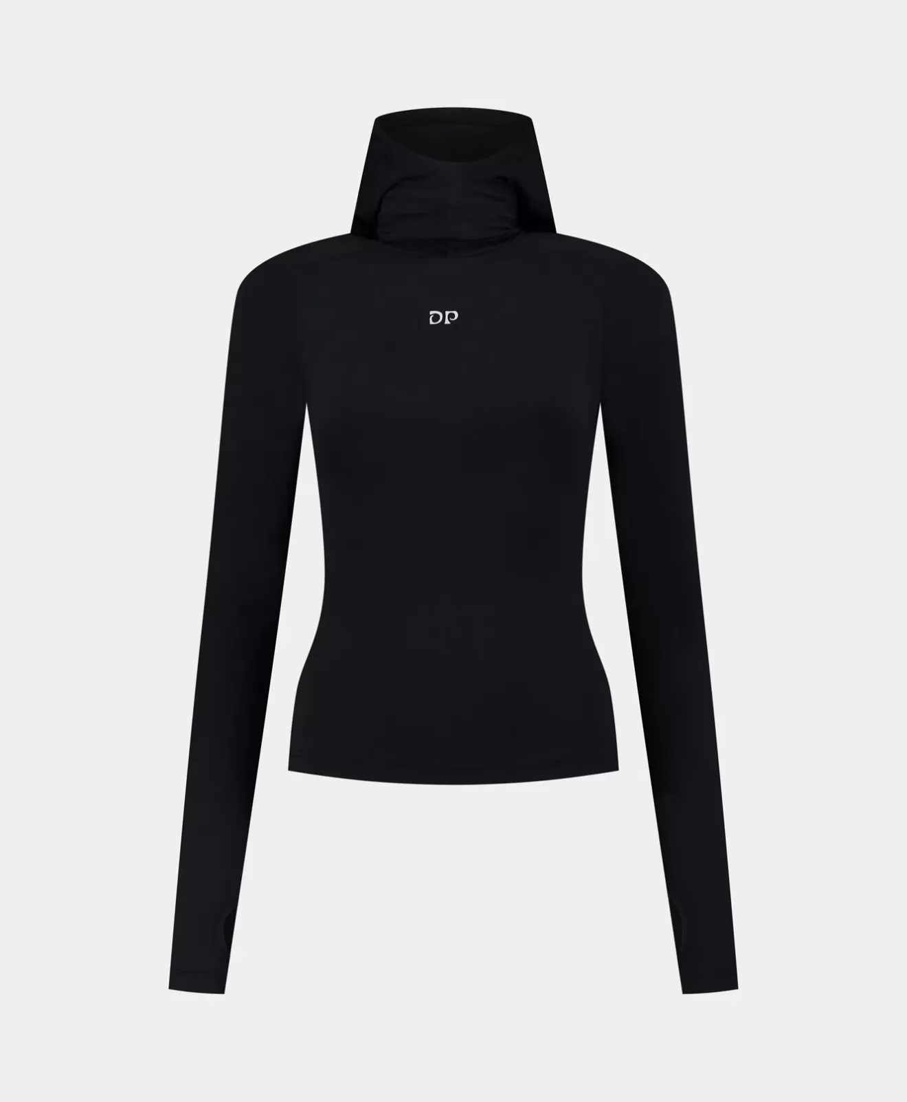 Discount Black Unit Tight Hoodie Women Hoodies & Sweaters