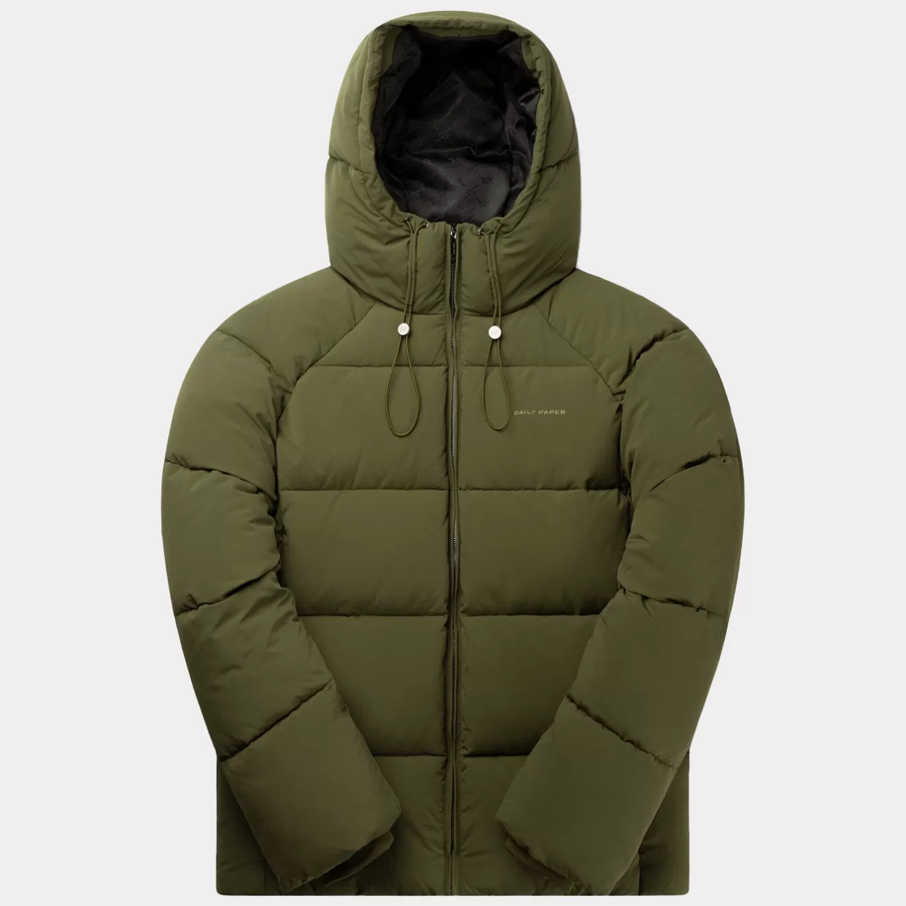 Clearance Cardamom Green Relaxed Puffer Jackets