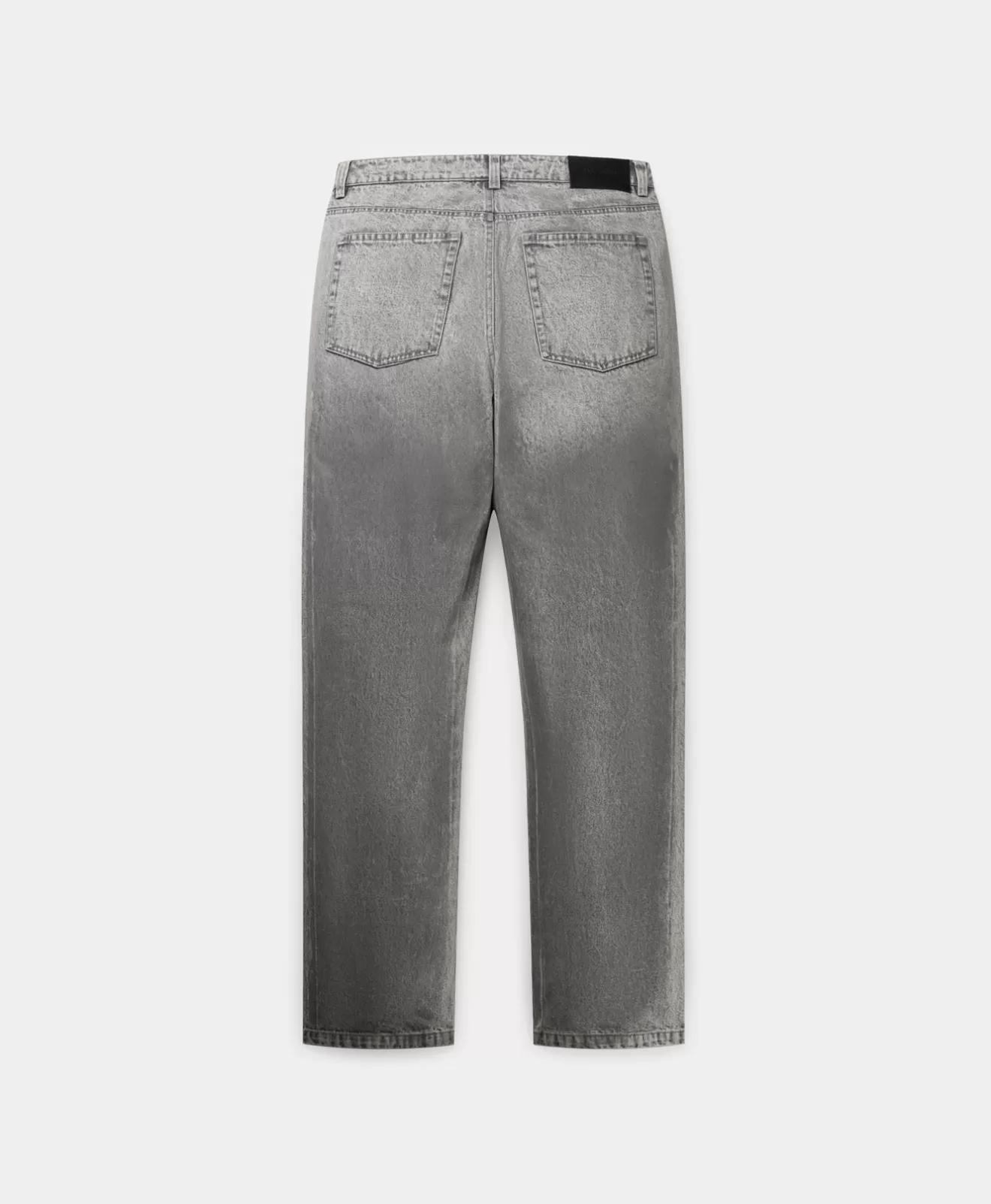 New Grey Amba Wax Relaxed Jeans Pants | Jeans