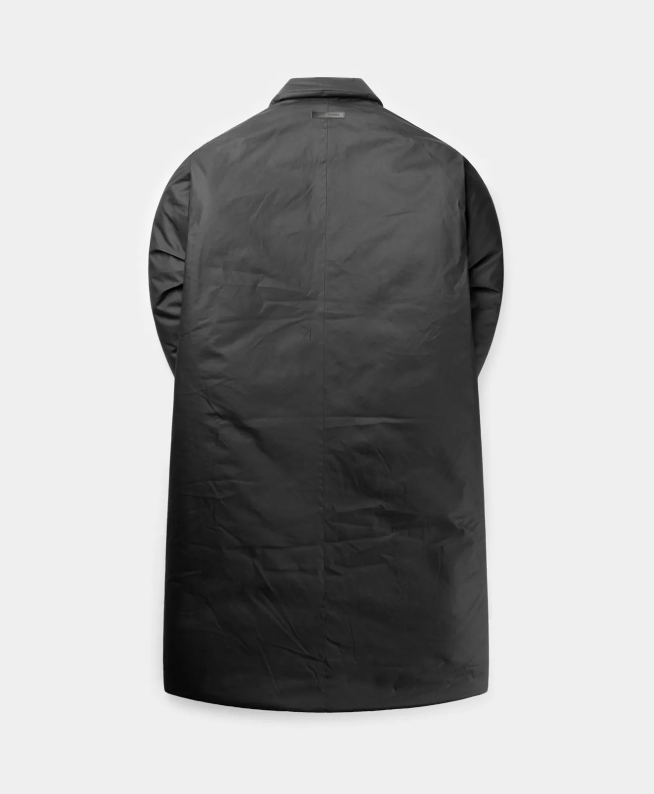 Hot Jet Black Rano Puffer Coat Jackets