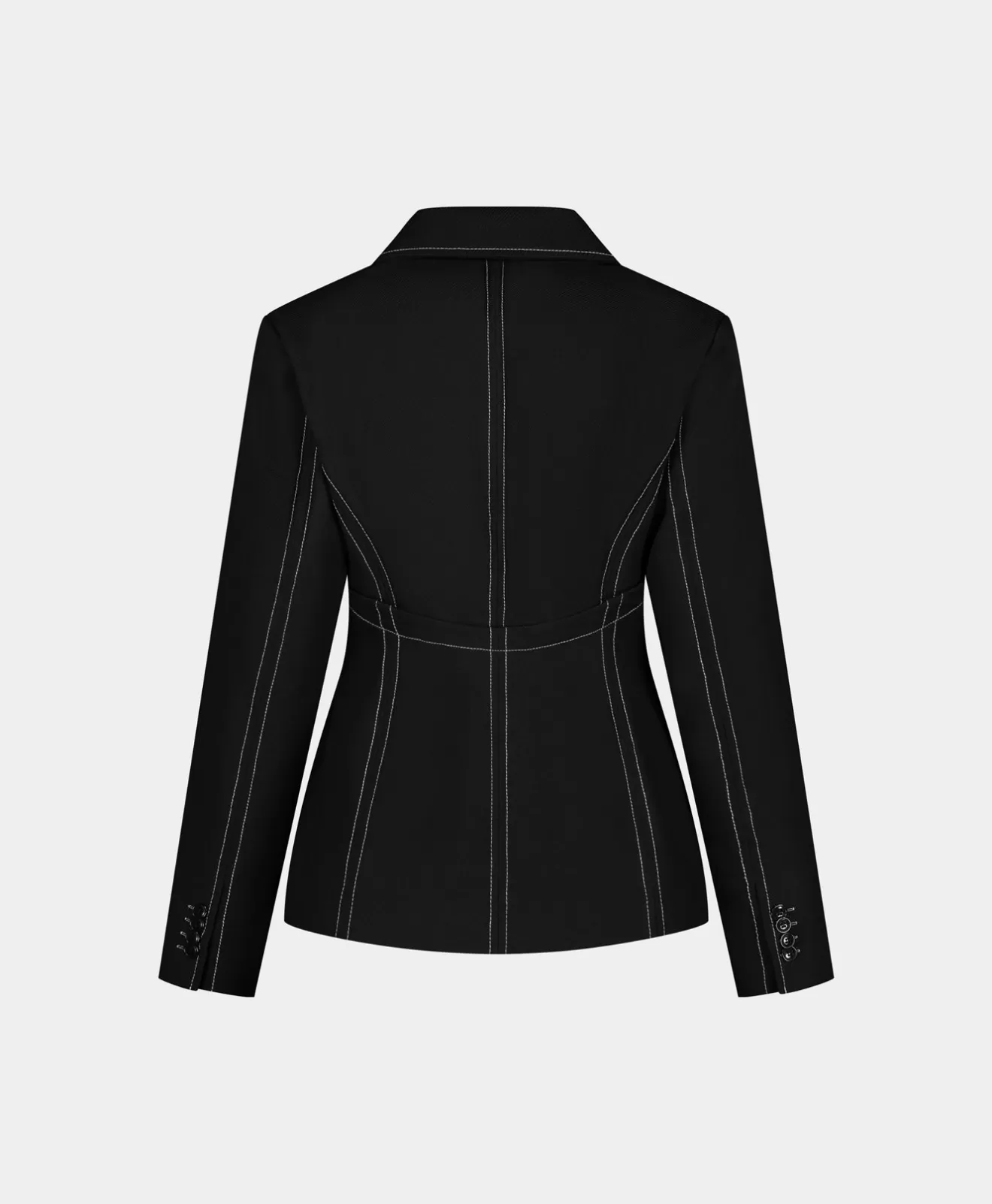 Cheap Obsidian Black Gianna Blazer Women Jackets