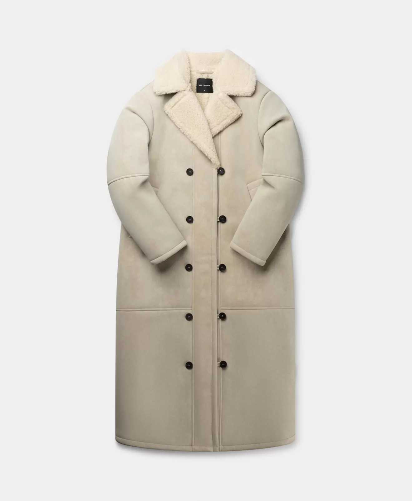 Best Pelican Beige Chiara Coat Women Jackets