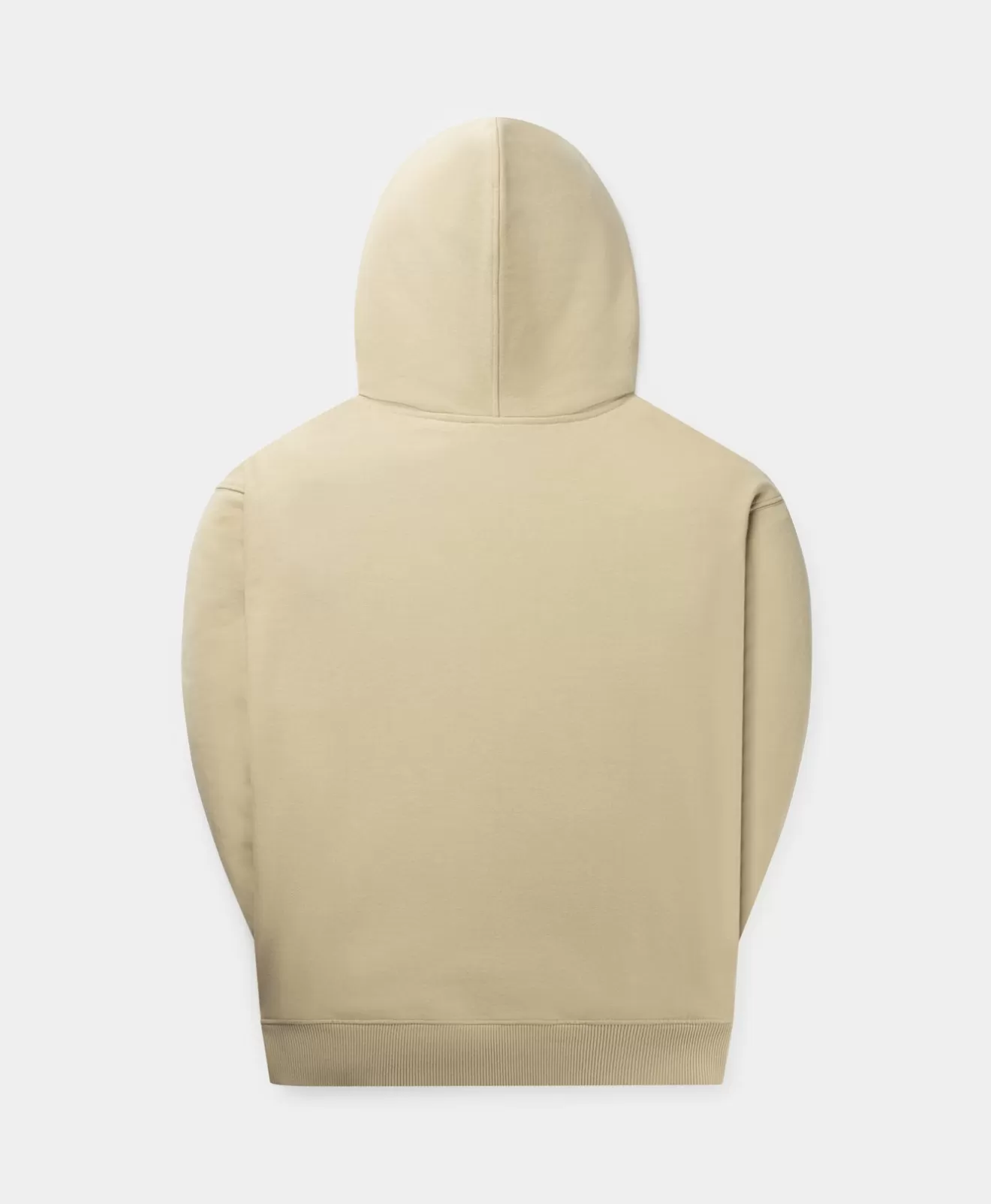 Outlet Pelican Beige Mono Oversized Hoodie Hoodies & Sweaters