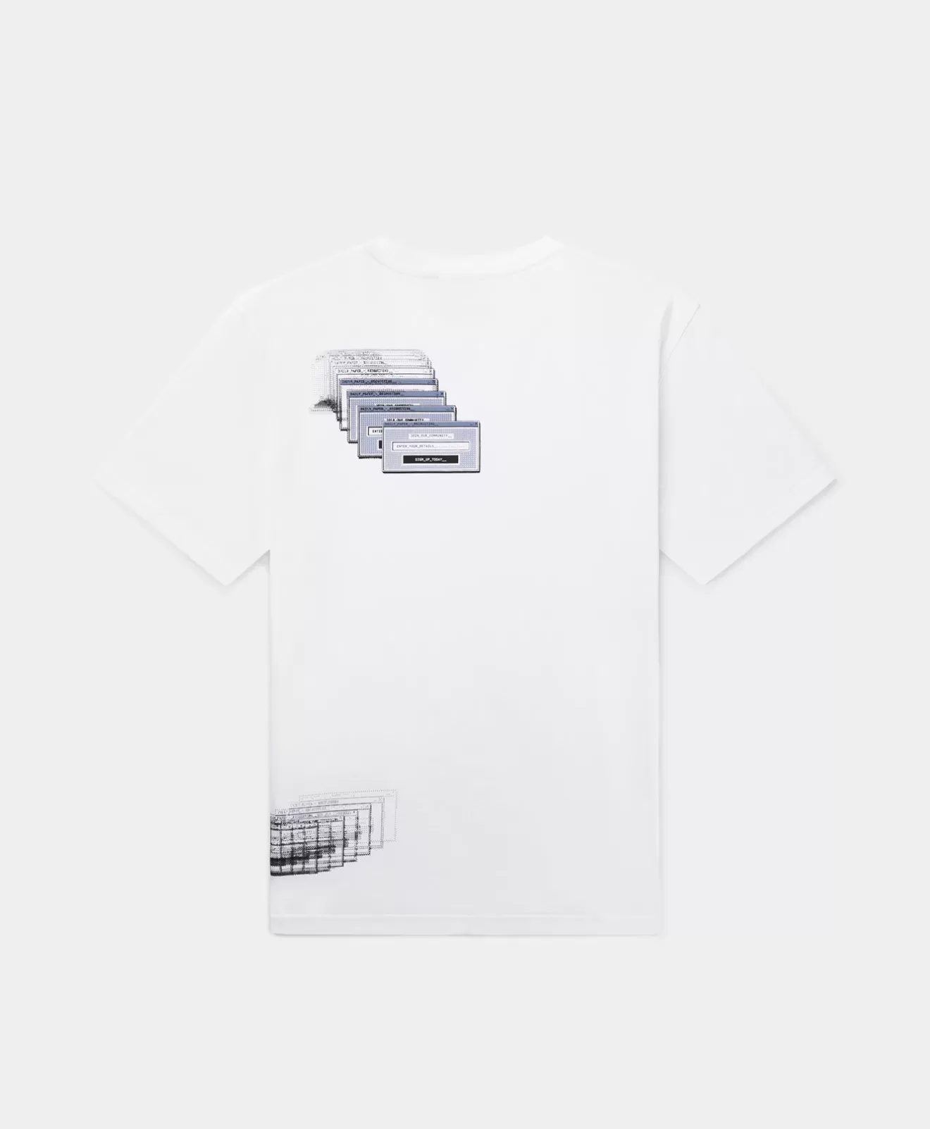 Flash Sale White Pop Up T-Shirt T-Shirts